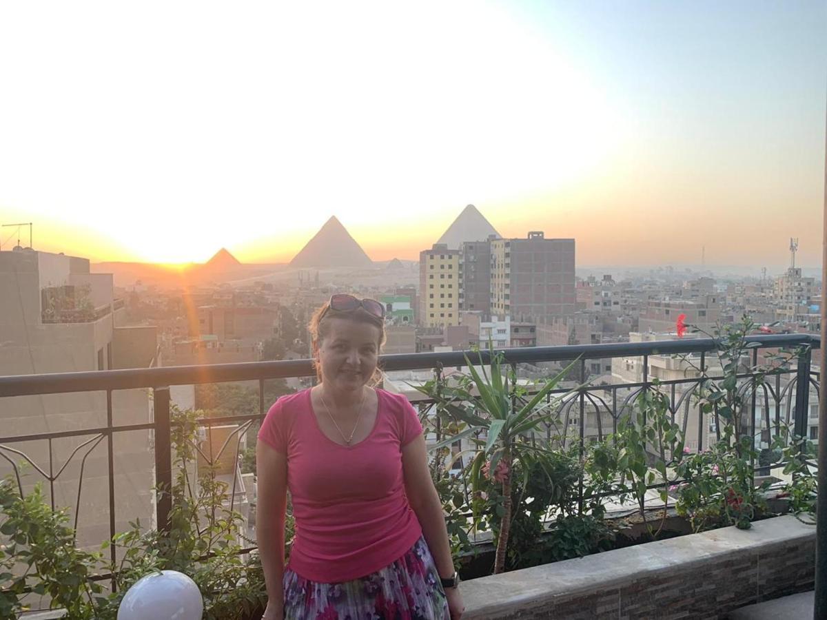 Draz Pyramids View Bed & Breakfast Kafret el-Gabal Exteriör bild