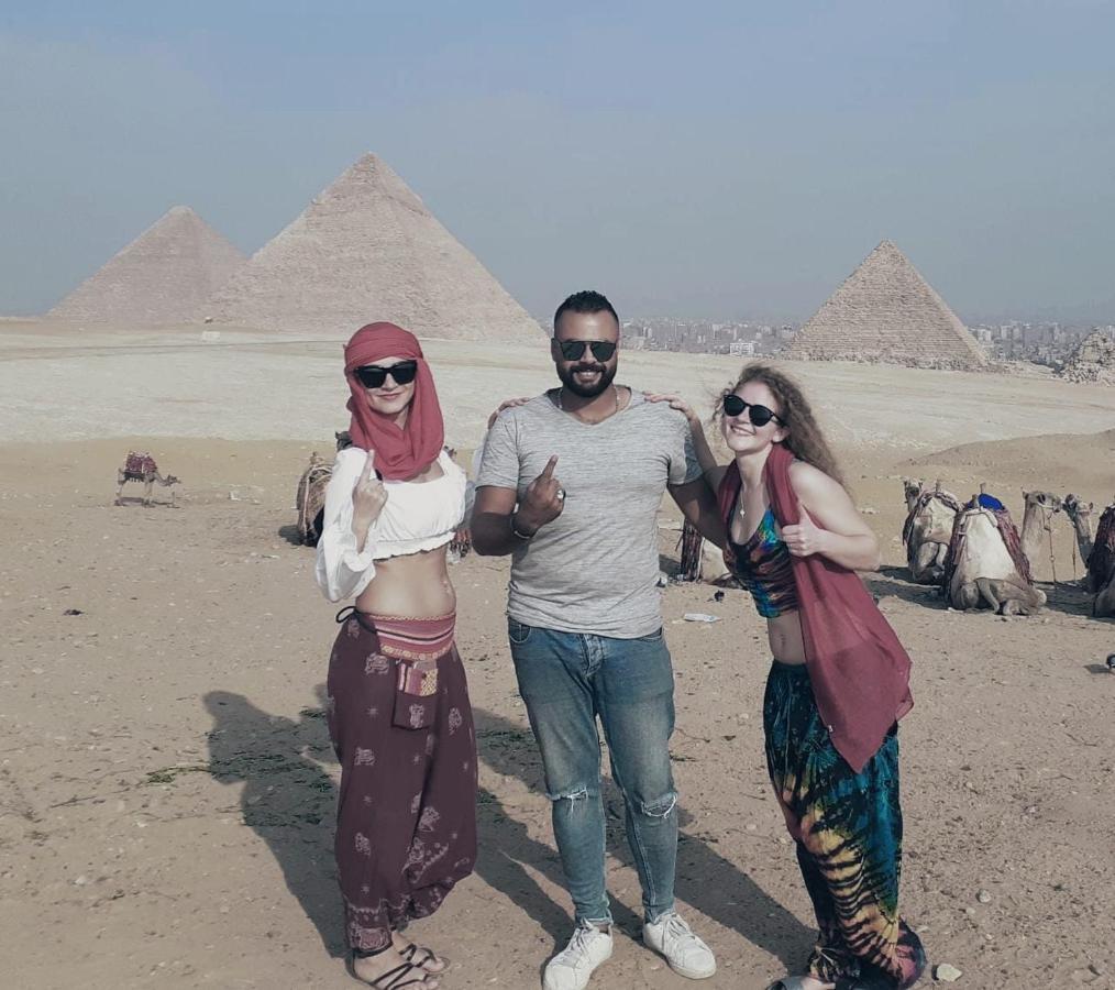 Draz Pyramids View Bed & Breakfast Kafret el-Gabal Exteriör bild