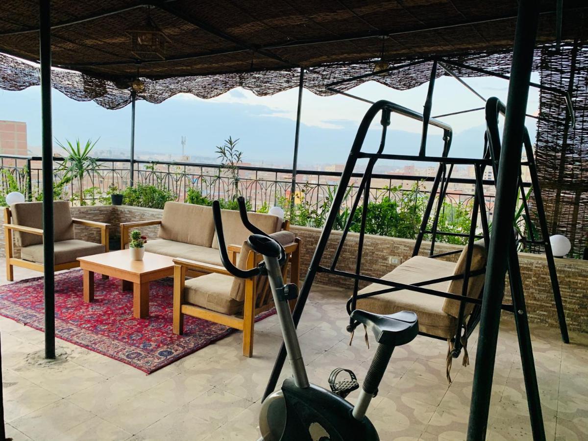 Draz Pyramids View Bed & Breakfast Kafret el-Gabal Exteriör bild