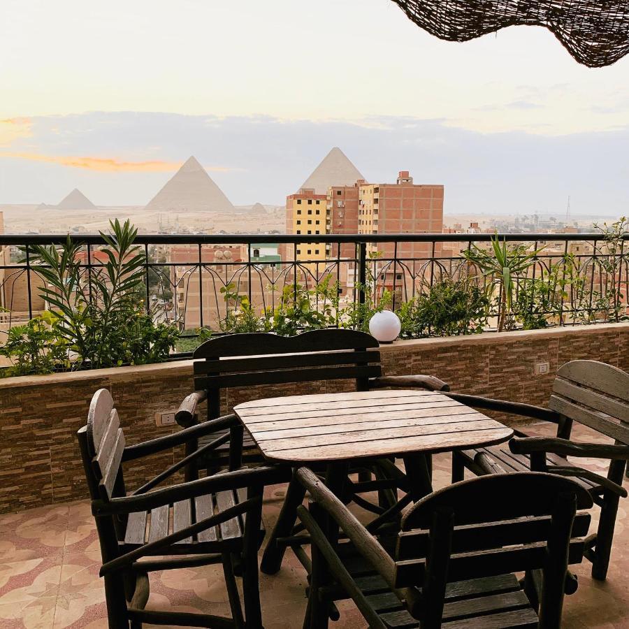 Draz Pyramids View Bed & Breakfast Kafret el-Gabal Exteriör bild
