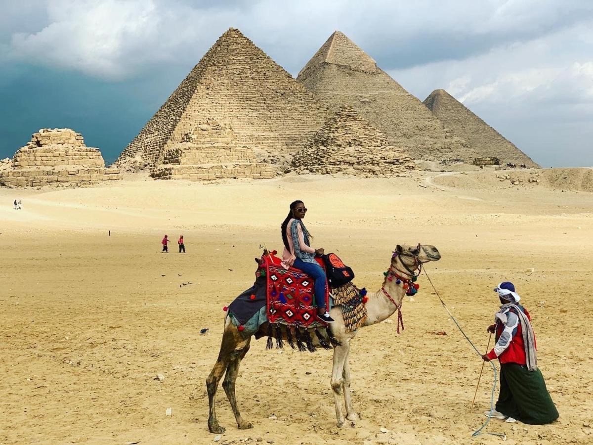 Draz Pyramids View Bed & Breakfast Kafret el-Gabal Exteriör bild