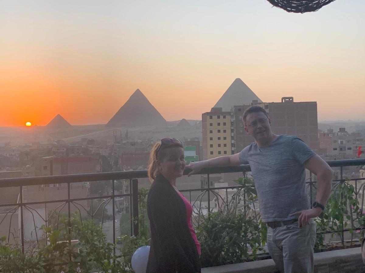 Draz Pyramids View Bed & Breakfast Kafret el-Gabal Exteriör bild
